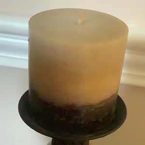Accents - Two tiered Candlesticks with Matching Candles Accents - Two tiered Candlesticks with Matching Candles